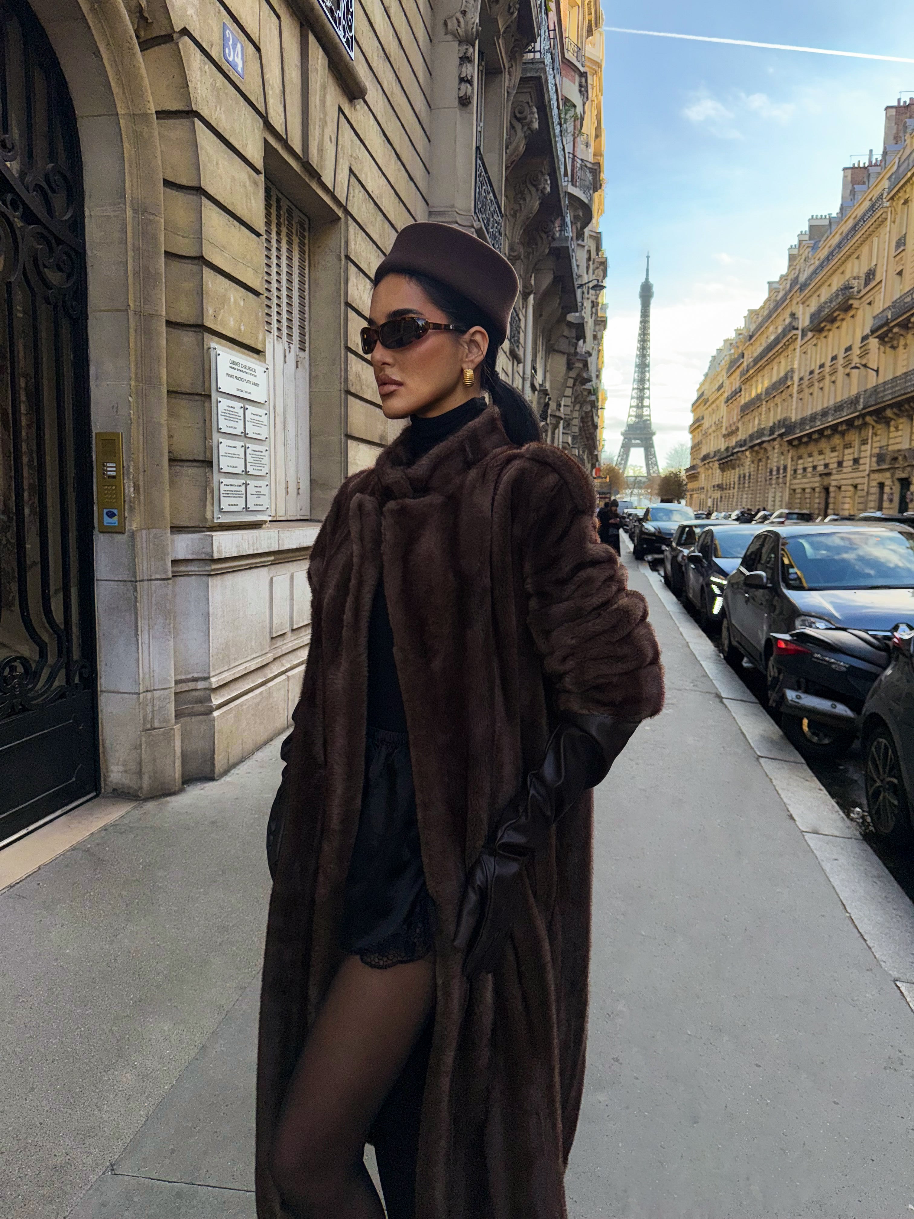 Faux Fur Mantel Giulia