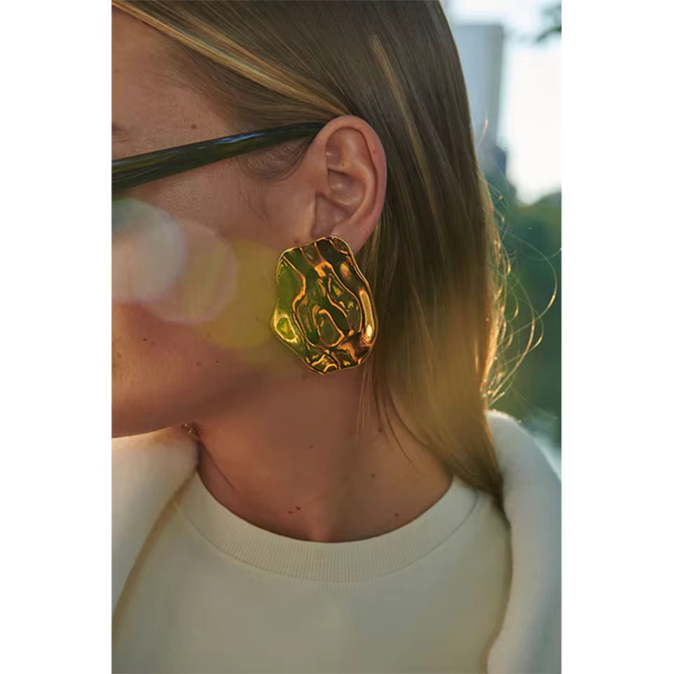 Ohrstecker Calice - 18 Karat Vergoldung