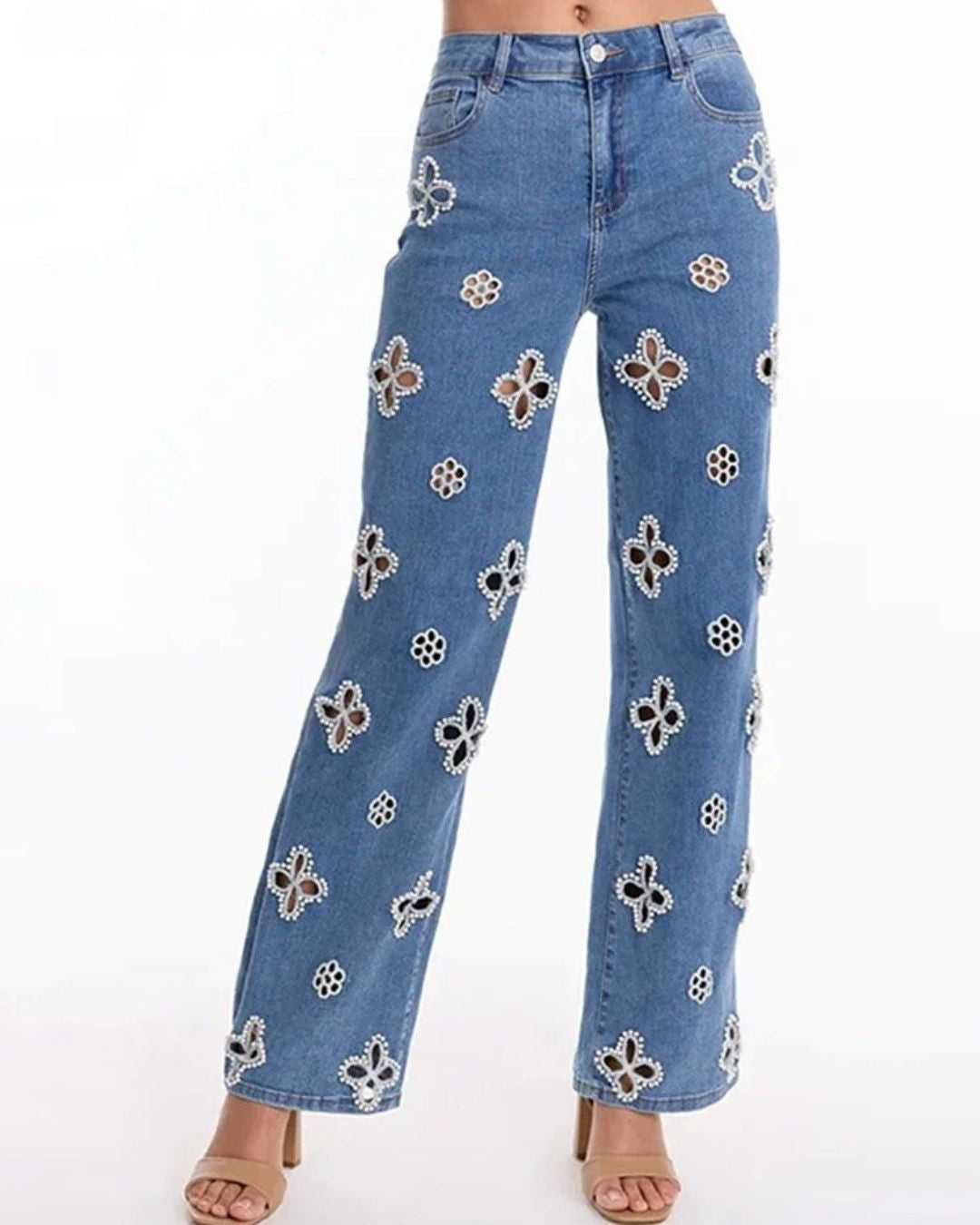 Flower Print Hose Sofia