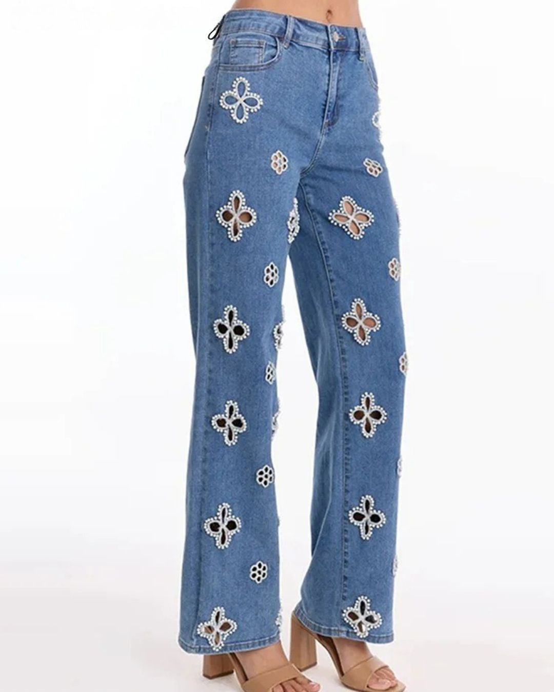 Flower Print Hose Sofia