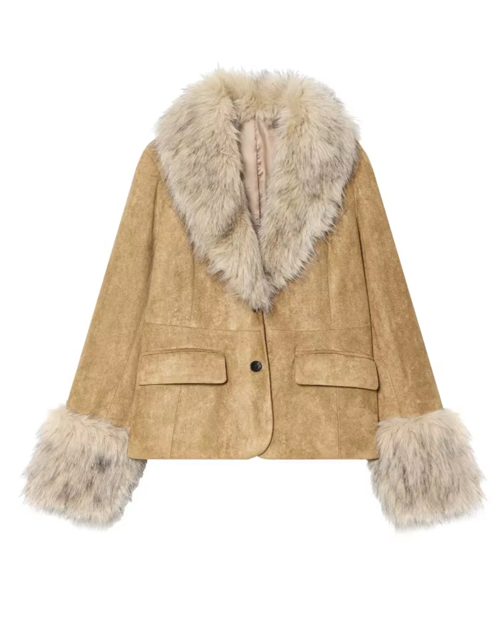 Chaqueta de piel sintética Mara