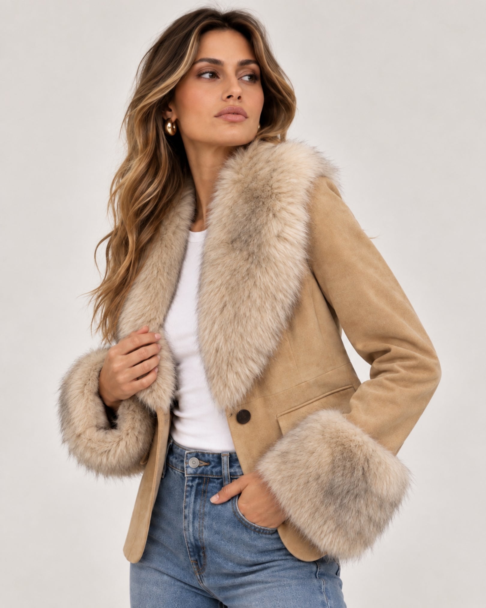 Mara Faux Fur Jacke