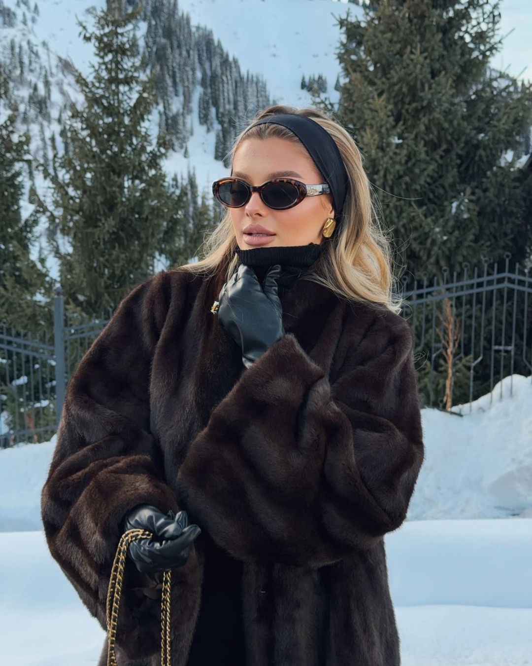 Faux Fur Mantel Giorgia