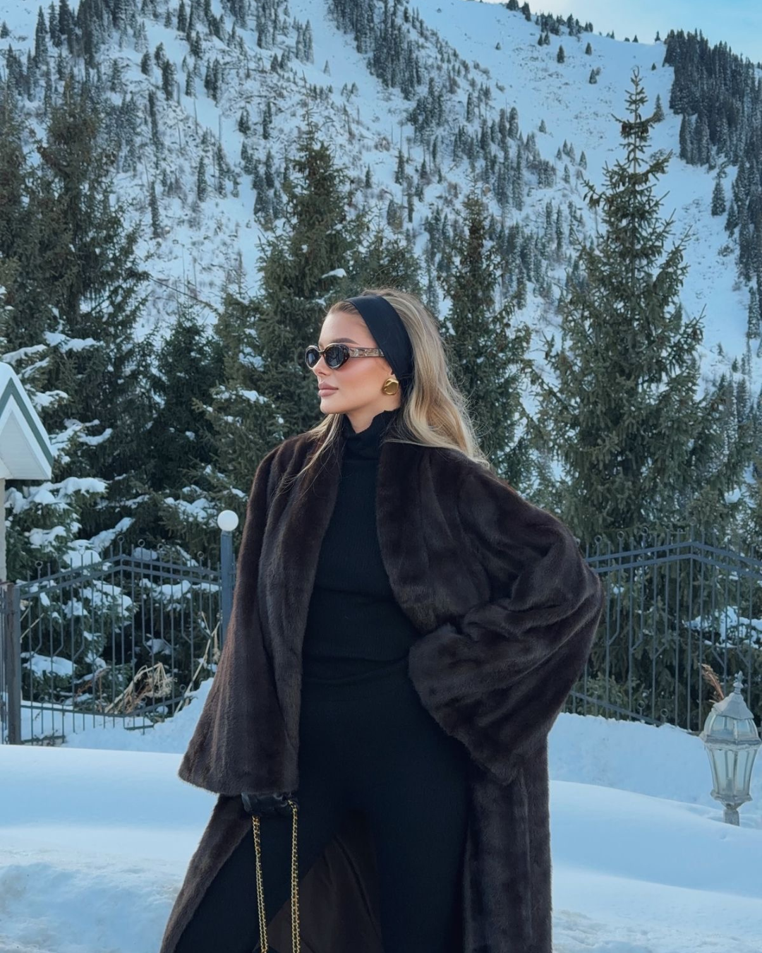 Faux Fur Mantel Giorgia