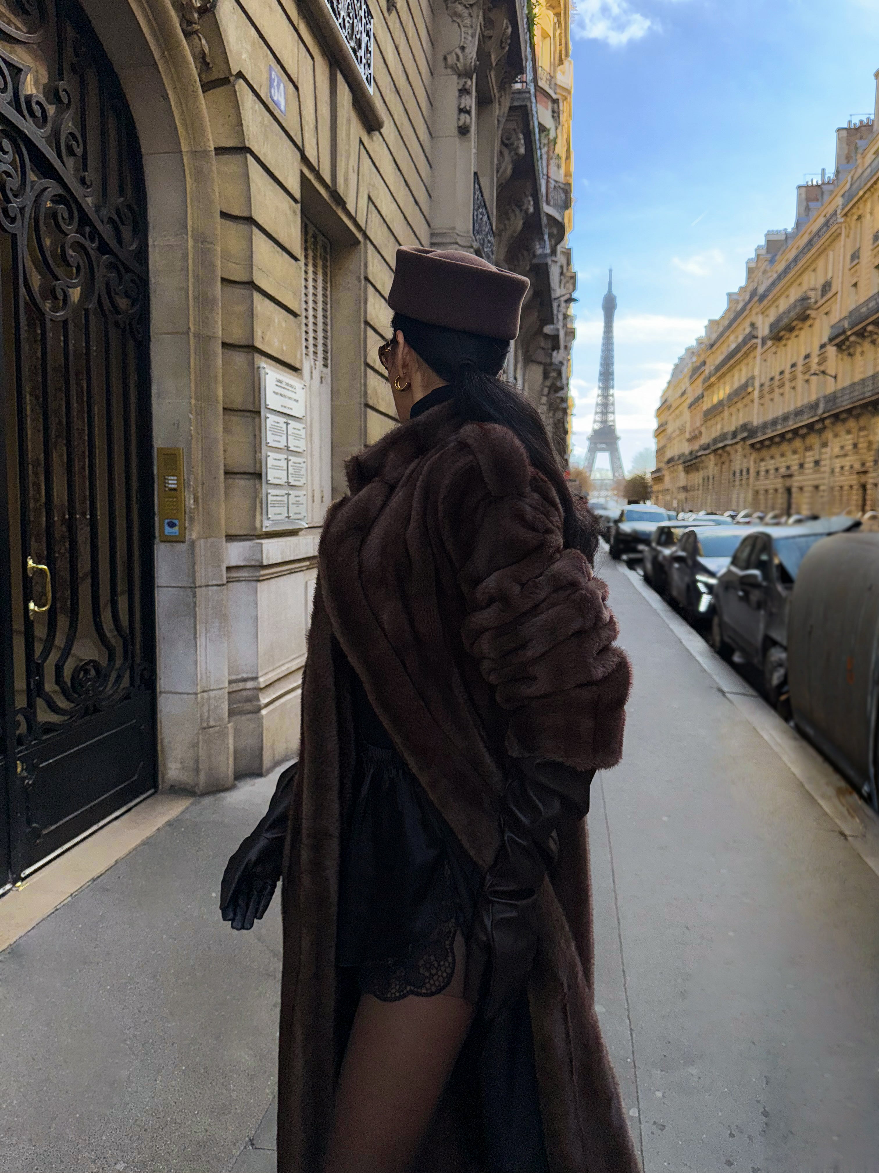 Faux Fur Mantel Giulia