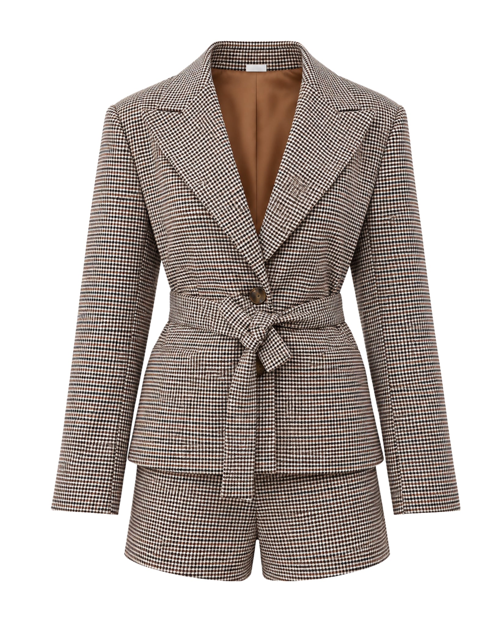 Clara Checked Blazer Set