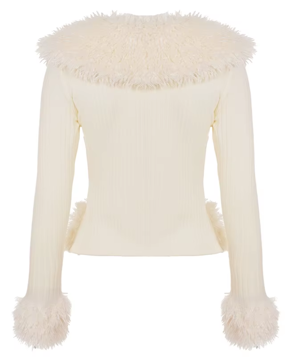 Strick-Cardigan Livia mit Faux-Fur